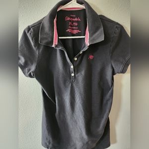 Aéropostale black polo tshirt size XL